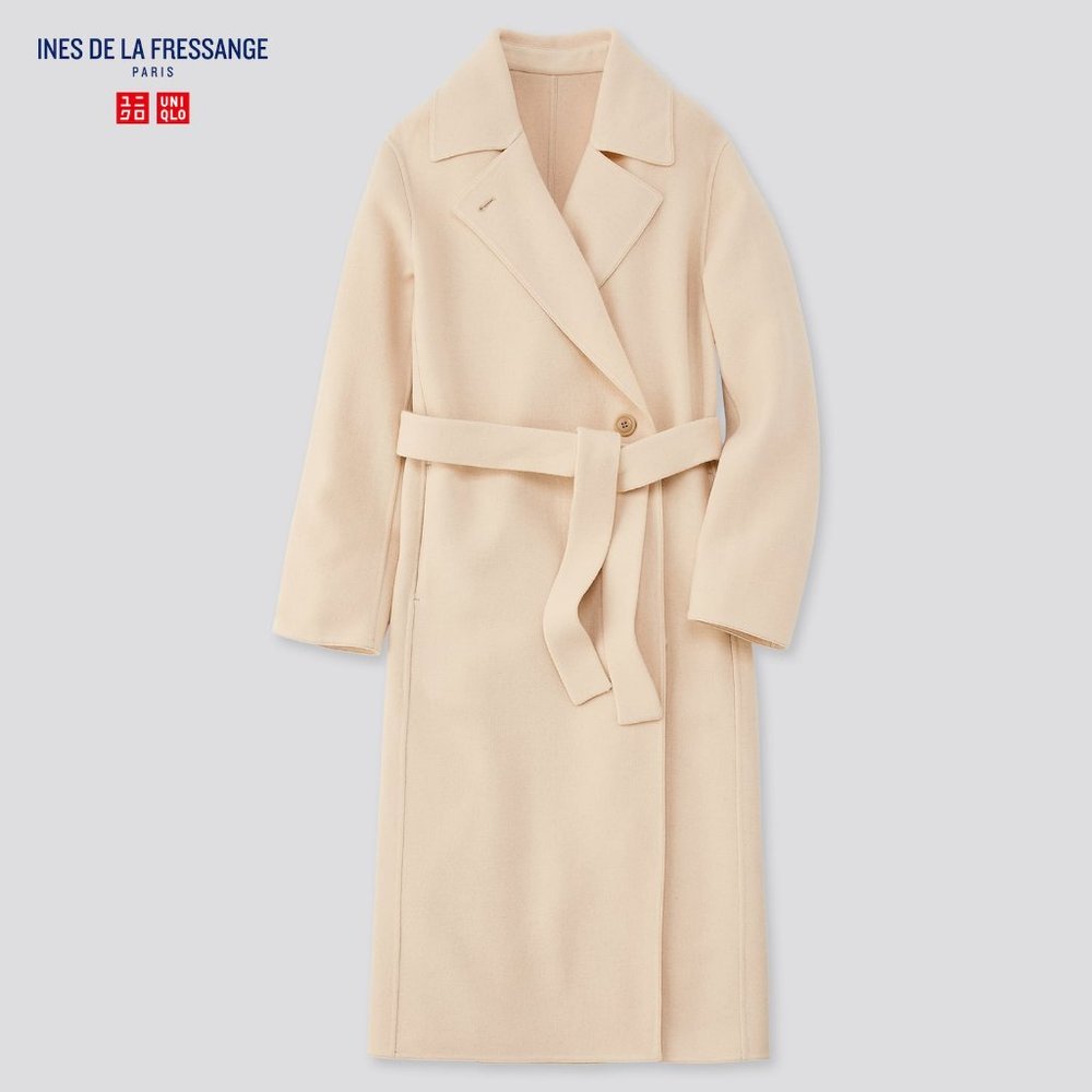 Uniqlo IDLF WOOL BLEND DOUBLE FACE COAT (NWT+ XS)